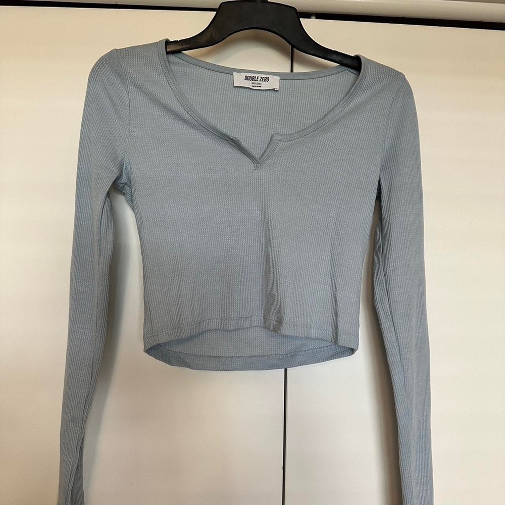 Women’s light blue long sleeve top! Size small